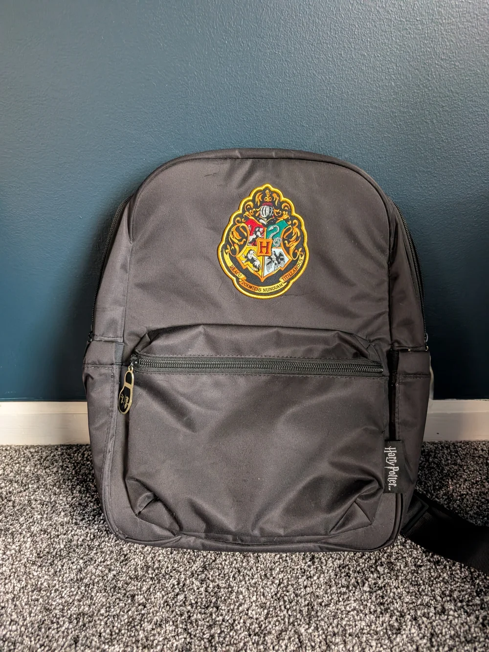 Ju-Ju-Be Harry Potter Black Backpack with Yellow Crest Patch